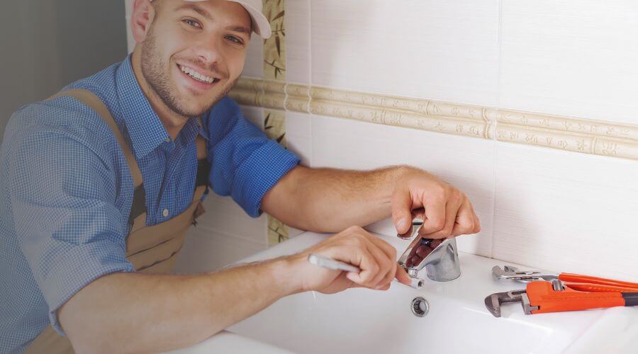 Faucet cartridge replacement in Courtenay, ND